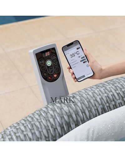 Надувное джакузи-СПА аэромассаж 6 мест, фильтр-насос Lay-Z-Spa Bali, Bestway 6001N, 196 х 71 см 980 л