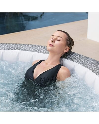 Надувное джакузи-СПА аэромассаж 6 мест, фильтр-насос Lay-Z-Spa Bali, Bestway 6001N, 196 х 71 см 980 л