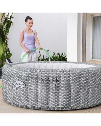 Надувное джакузи-СПА аэромассаж 6 мест, фильтр-насос Lay-Z-Spa Bali, Bestway 6001N, 196 х 71 см 980 л