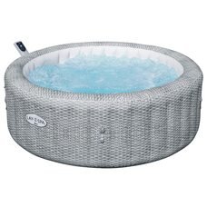 Надувное джакузи-СПА аэромассаж 6 мест, фильтр-насос Lay-Z-Spa Bali, Bestway 6001N, 196 х 71 см 980 л
