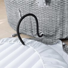 Надувне джакузі-СПА аеромасаж 6 місць, фільтр-насос Lay-Z-Spa Bali, Bestway 6001N, 196 х 71 см 980 л