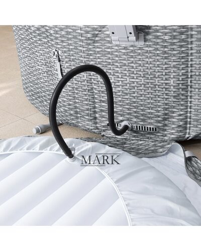 Надувное джакузи-СПА аэромассаж 6 мест, фильтр-насос Lay-Z-Spa Bali, Bestway 6001N, 196 х 71 см 980 л