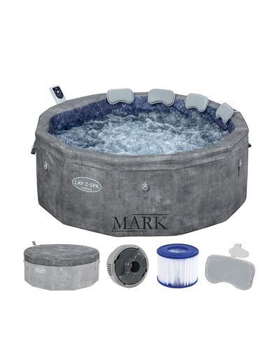 Надувное джакузи-СПА аэромассаж 6 мест Lay-Z-Spa Carrara Bestway 6001V, 170 х 65 см 850 л