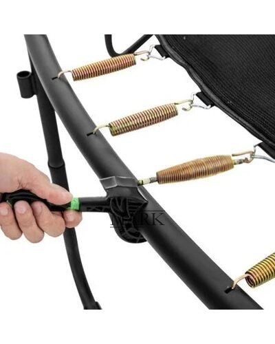 Детский батут с лестницей и защитой Bestway 59105, 427 х 286 см