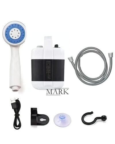 Портативный походный душ с аккумулятором и насосом USB зарядка Hotel Q16H OUTDOOR SHOWER (N-230)