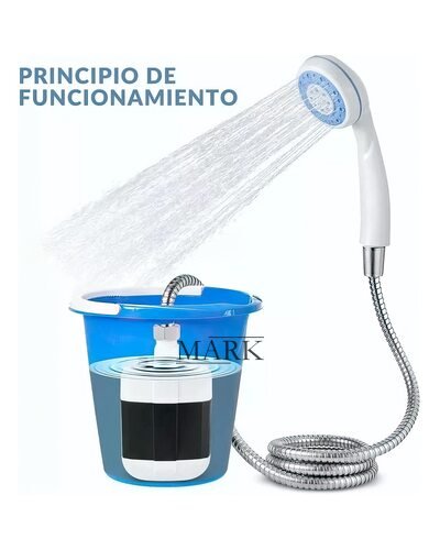 Портативный походный душ с аккумулятором и насосом USB зарядка Hotel Q16H OUTDOOR SHOWER (N-230)