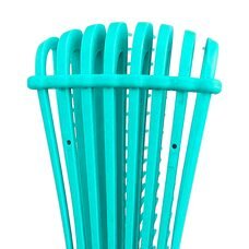 Універсальний продувний антистатичний гребінець для густого кучерявого волосся з розпіркою Бірюзовий (YAB)