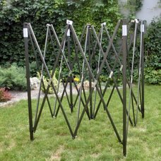 Розсувний намет-намет садовий павільйон з ніжками 3x4.5 м Синій (DT)