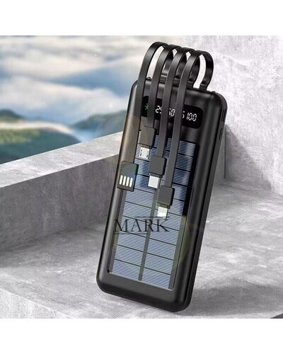 Портативное зарядное устройство УМБ повербанк с солнечной батареей PowerBank XGB037 10 000 mАh Черный (H-2) Портативное зарядное устройство УМБ повербанк с солнечной батареей PowerBank XGB037 10 000 mАh Черный (H-2)