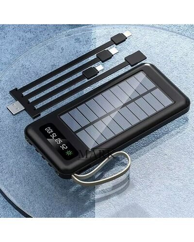 Портативное зарядное устройство УМБ повербанк с солнечной батареей PowerBank XGB037 10 000 mАh Черный (H-2) Портативное зарядное устройство УМБ повербанк с солнечной батареей PowerBank XGB037 10 000 mАh Черный (H-2)