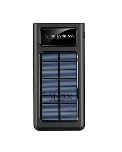 Портативное зарядное устройство УМБ повербанк с солнечной батареей PowerBank XGB037 10 000 mАh Черный (H-2) Портативное зарядное устройство УМБ повербанк с солнечной батареей PowerBank XGB037 10 000 mАh Черный (H-2)