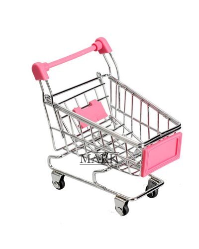 Настольная декоративная мини тележка органайзер Mini Truck 12,5*11*8 см Розовый