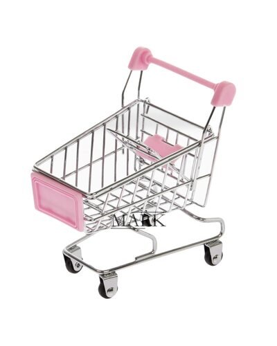 Настольная декоративная мини тележка органайзер Mini Truck 12,5*11*8 см Розовый