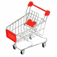 Настольная декоративная мини тележка органайзер Mini Truck 12,5*11*8 см Красный