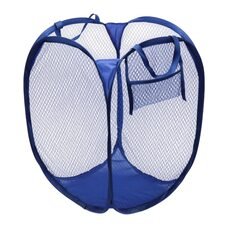 Корзина-сетка для игрушек, одежды Mesh 32*32*49см Синий (YAB)