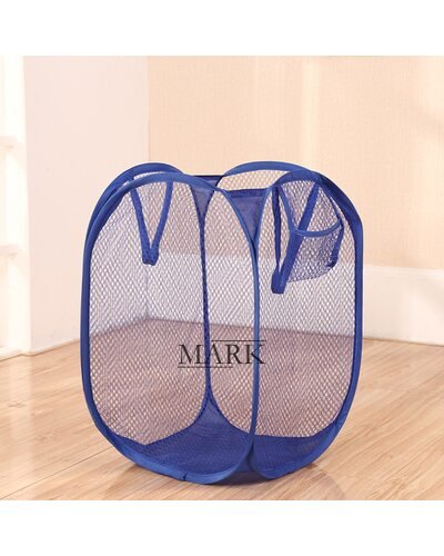 Корзина-сетка для игрушек, одежды Mesh 32*32*49см Синий (YAB)