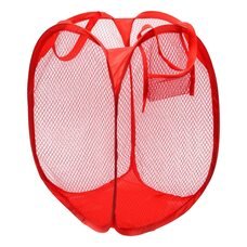 Корзина-сетка для игрушек, одежды Mesh 32*32*49см Красный (YAB)