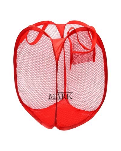 Корзина-сетка для игрушек, одежды Mesh 32*32*49см Красный (YAB)