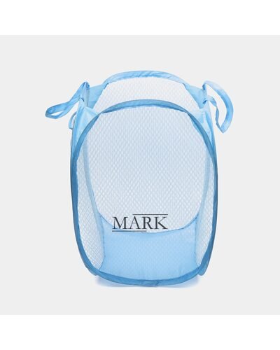 Корзина-сетка для игрушек, одежды Mesh 32*32*49см Голубой (YAB)