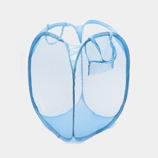 Корзина-сетка для игрушек, одежды Mesh 32*32*49см Голубой (YAB)
