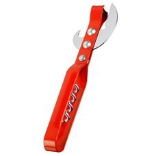 Відкривалка для консервних банок та пляшок нержавіюча сталь із штопором 3в1 13,5 см Червоний (YAB)