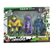 Дитячі іграшкові колекційні фігурки, що світяться G15995/0843А-18 3 BEN10 5 серії - Іон+Хамелеон+Чоксквоч (NI)