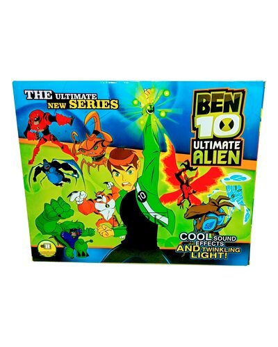 Детские игрушечные коллекционные светящиеся фигурки G16003/0844А-8 BEN10 5 серии - Краб+Энергия+Блокс+Звезда+Ител (NI)