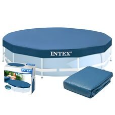 Тент-крышка для круглого каркасного бассейна Intex 57901 4,88 м
