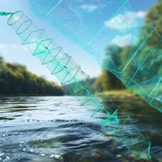 Складна кордова "Гармошка" для лову раків 3 м розмір каркаса 20х25 см (КР)