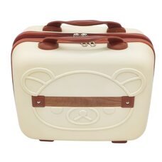 Подарунковий набір канцелярії у бежевій валізі на 45 предметів "Капібара" у бежевій валізці