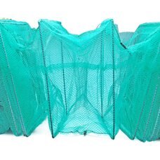 Складна кордова "Гармошка" для лову раків 4 м розмір каркаса 2 вантажі 20х25 см (КР)