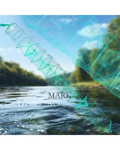 Складная кордовая "Гармошка" для ловли раков 5,5 м размер каркаса 25х30 см (КР)