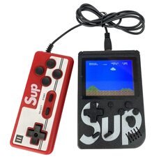 Портативна ігрова консоль-приставка з джойстиком Retro FC Game Box Sup Dendy 400in1 Чорний