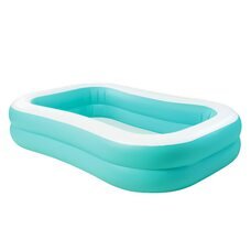 Дитячий надувний басейн Intex 57181 229х147х46см 519 л Бірюзовий