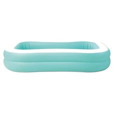 Дитячий надувний басейн Intex 57181 229х147х46см 519 л Бірюзовий