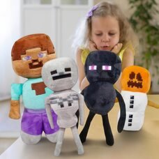 Дитяча м'яка дитяча іграшка з гри майнкрафт Скелет (AX)