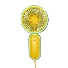 Портативный ручной вентилятор miniFan 99009-1 (USB-A - DC) Салатово-желтый (YAB)