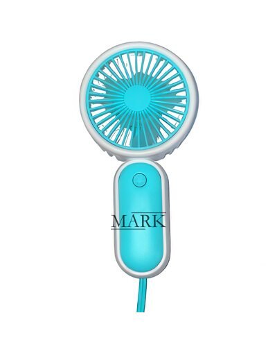 Портативный ручной вентилятор miniFan 99009-1 (USB-A - DC) Голубой (YAB)