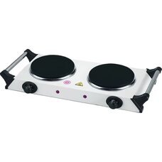 Портативна настільна електрична плита 2 конфорки чувунний диск Star Chef St-8100A/1982 1500 Вт (JS)