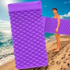 Надувний матрац для плавання BestWay 44020 до 90 кг 213-86 см "Стьобаний" Фіолетовий (LM)