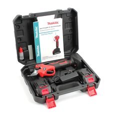 Портативний акумуляторний професійний секатор з пластиковим кейсом та 2 АКБ в комплекті Makita DUP364 Profi (2 АКБ, 24V, 5AH)