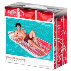 Надувний матрац для плавання з підстаканниками BestWay 44039 190х114 см (LM)