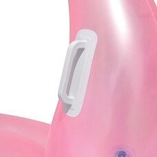 Дитячий надувний пліт для плавання BestWay 41122 "Фламінго" до 45 кг Рожевий (LM)