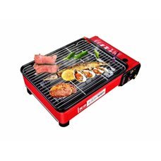 Туристичний портативний газовий гриль-барбекю для кемпінг 2в1 у кейсі (JS)