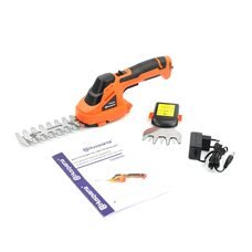 Портативные садовые аккумуляторные ножницы с 2 сменными насадками Husqvarna 110iHD25