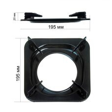 Решітка варильної поверхні для газової плити 19,5 см 1147 (JS)