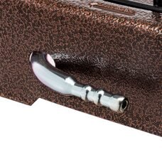 Портативна газова плита з кришкою на 3 конфорки YUCEL O-300-LPG-BROWN (JS)