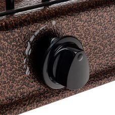 Портативна газова плита з кришкою на 3 конфорки YUCEL O-300-LPG-BROWN (JS)