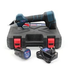 Мощный аккумуляторный секатор Bosch ProPruner (2 АКБ, 18V, 4Ah) тихая работа, в кейсе