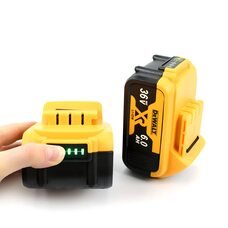 Портативний садовий акумуляторний секатор для обрізки дерев з пластиковим кейсом та 2 АКБ в комплекті DeWalt DCMPP550P1 (36V, 6AH) 